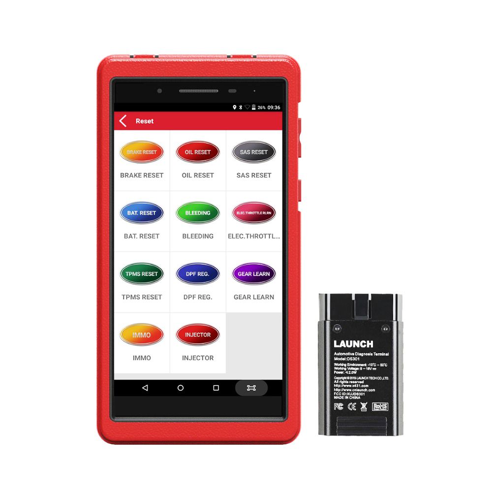 기본 LAUNCH X431 PROS MINI 스캐너, Bluetooth/WIFI, 자동차 진단 스캐너 도구 무료 업데이트