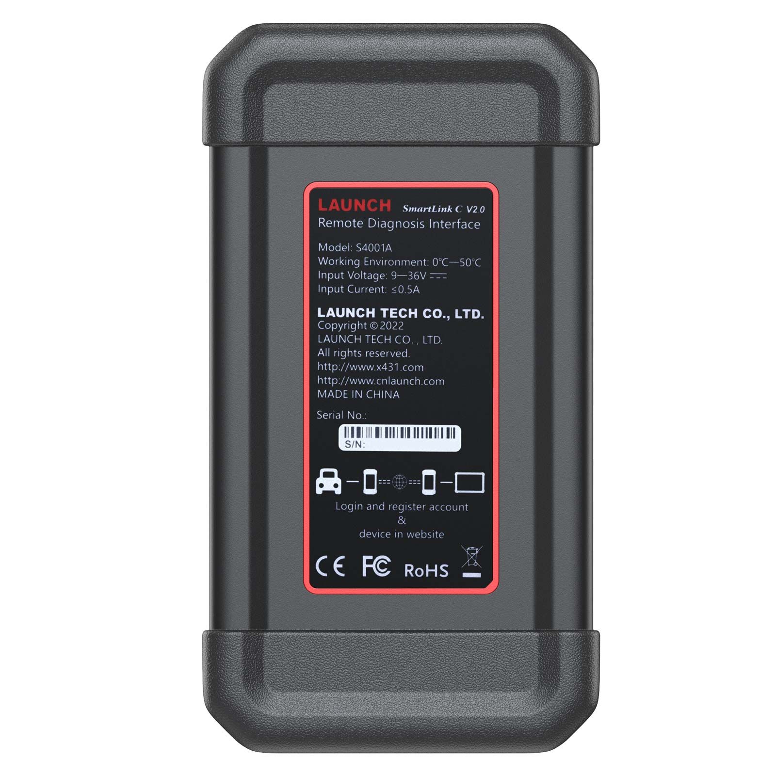 Launch X431 SmartLink C V2.0 – Remote Diagnostic Device ( Vehicle Data Link Connector )