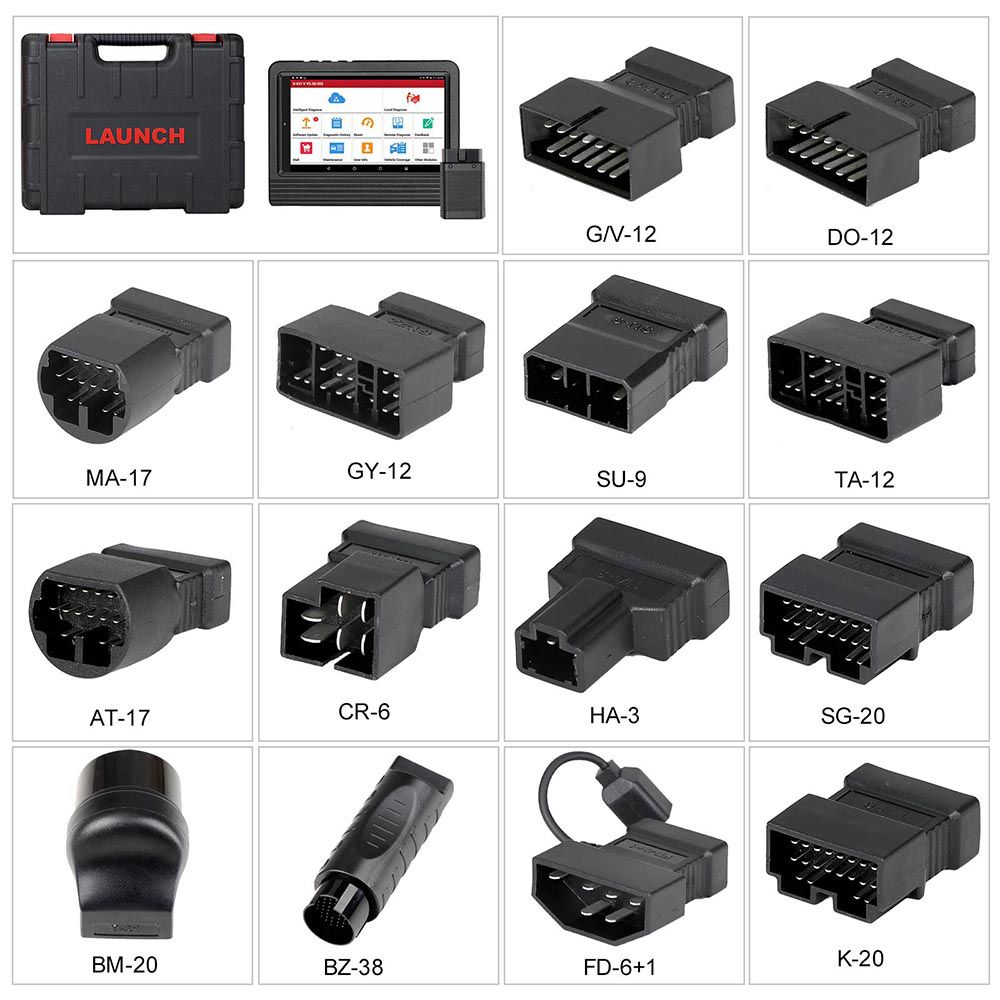 Lanzamiento de la tableta x431 V v5.0 de 8 pulgadas WiFi / Bluetooth herramienta de diagnóstico para todo el sistema