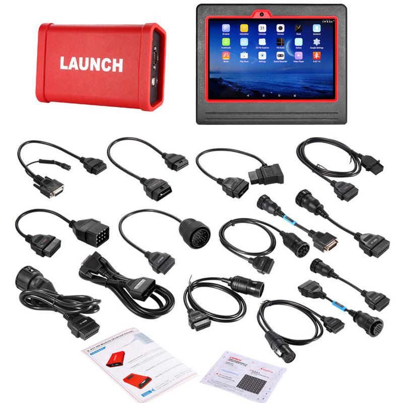 Original Launch X431 V+ Wifi/Bluetooth HD Heavy Duty Truck Diagnostic Module Free Update Online for 1 Year