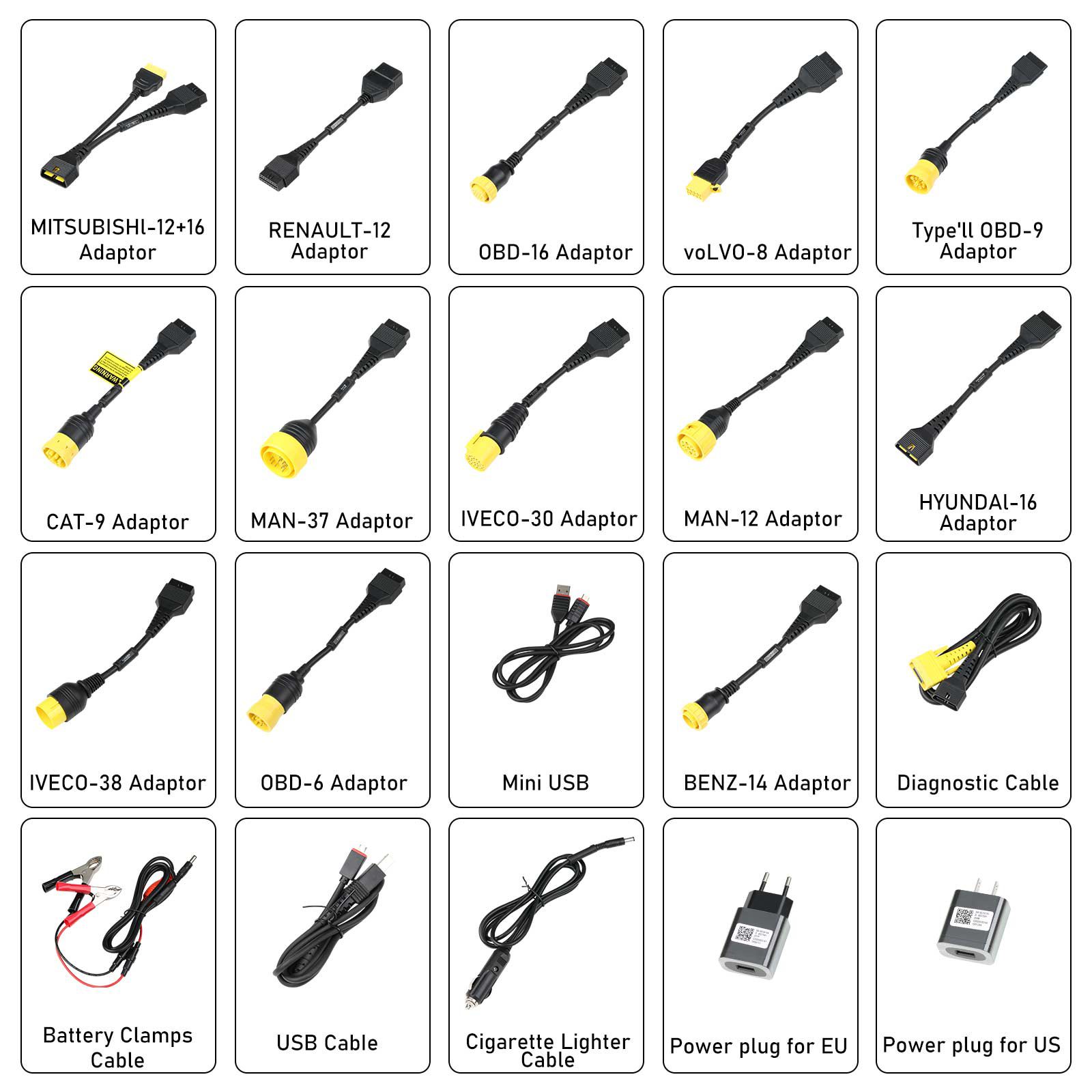 Lanzamiento original x431 v + hd3 WiFi / Bluetooth Heavy truck Diagnosis Tool actualización gratuita en línea