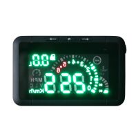 Pantalla frontal de automóviles led con sistema de advertencia de velocidad plug - and - Play w01 con interfaz obd2