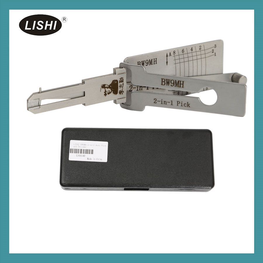 Lishi Sand blast bw9mh 2 in1 BMW Tool Automatic Pickup and decoder