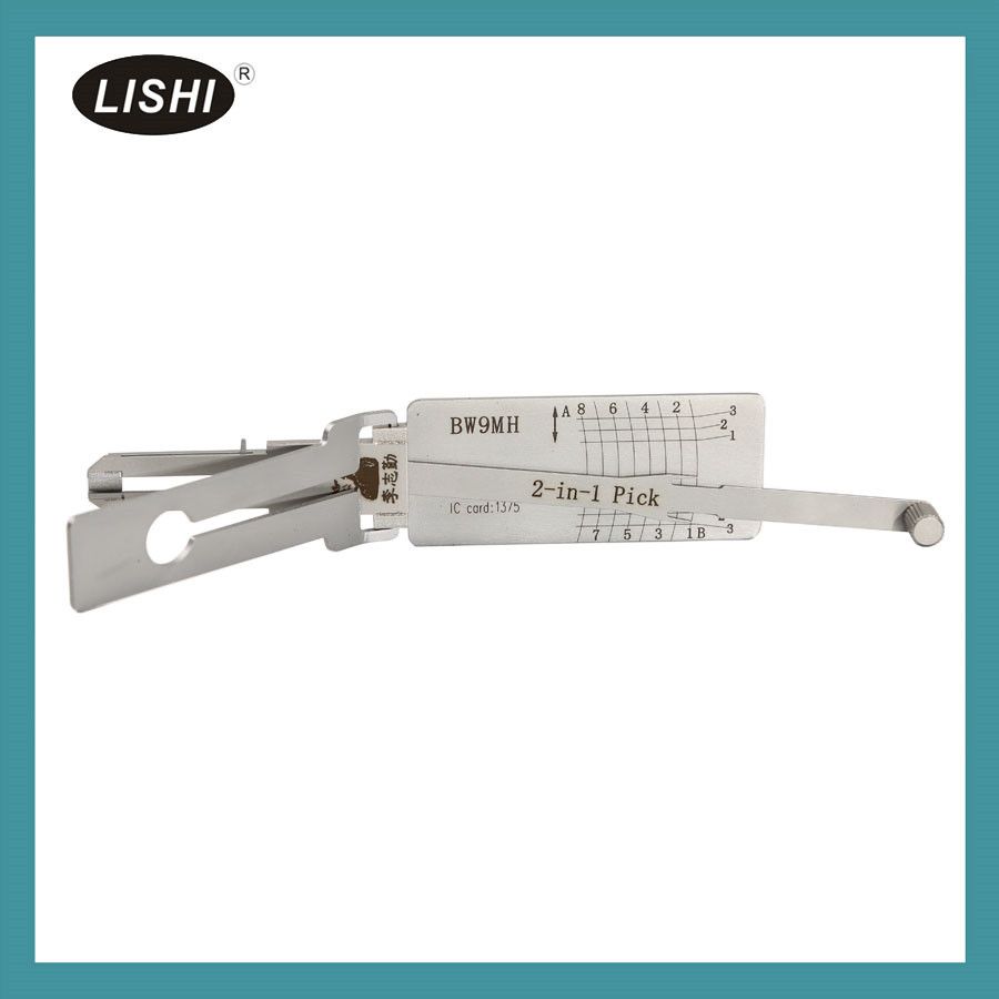 Lishi Sand blast bw9mh 2 in1 BMW Tool Automatic Pickup and decoder