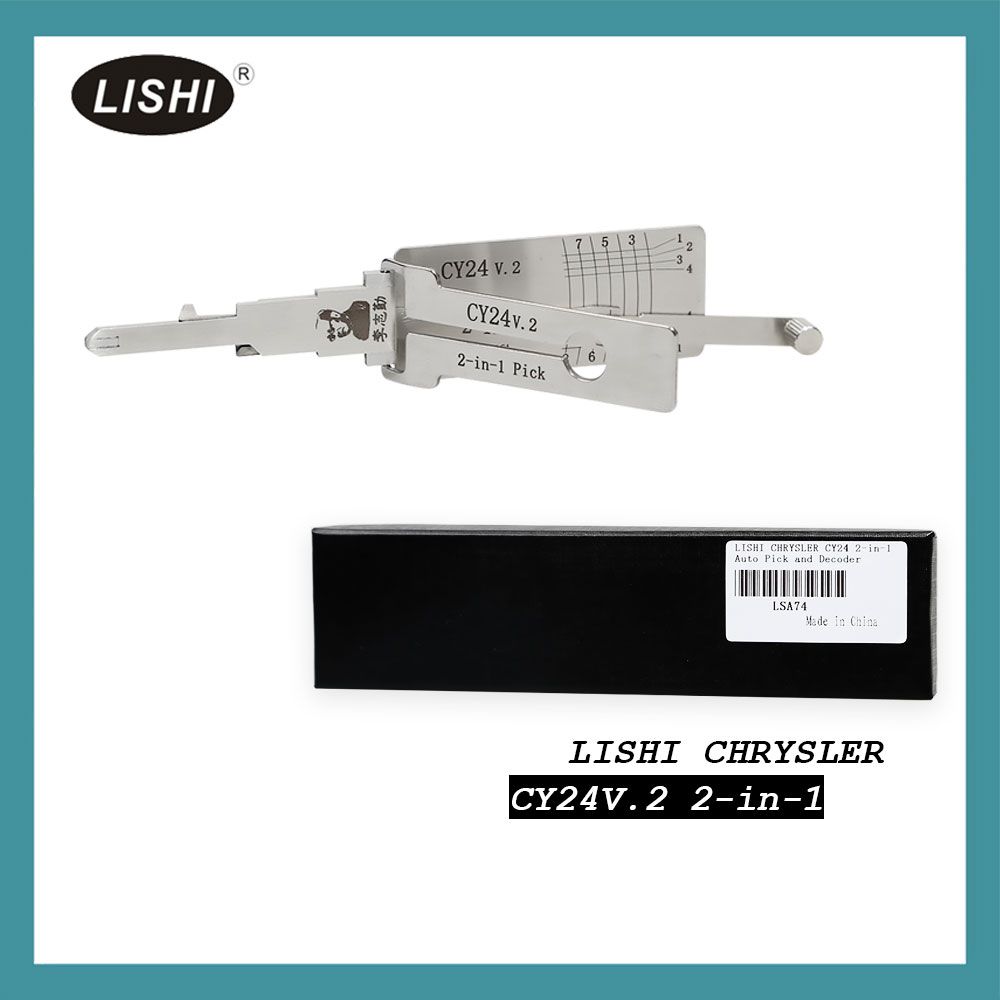 Lishi cy24 2 en 1 Chrysler clasificación automática y Descodificador