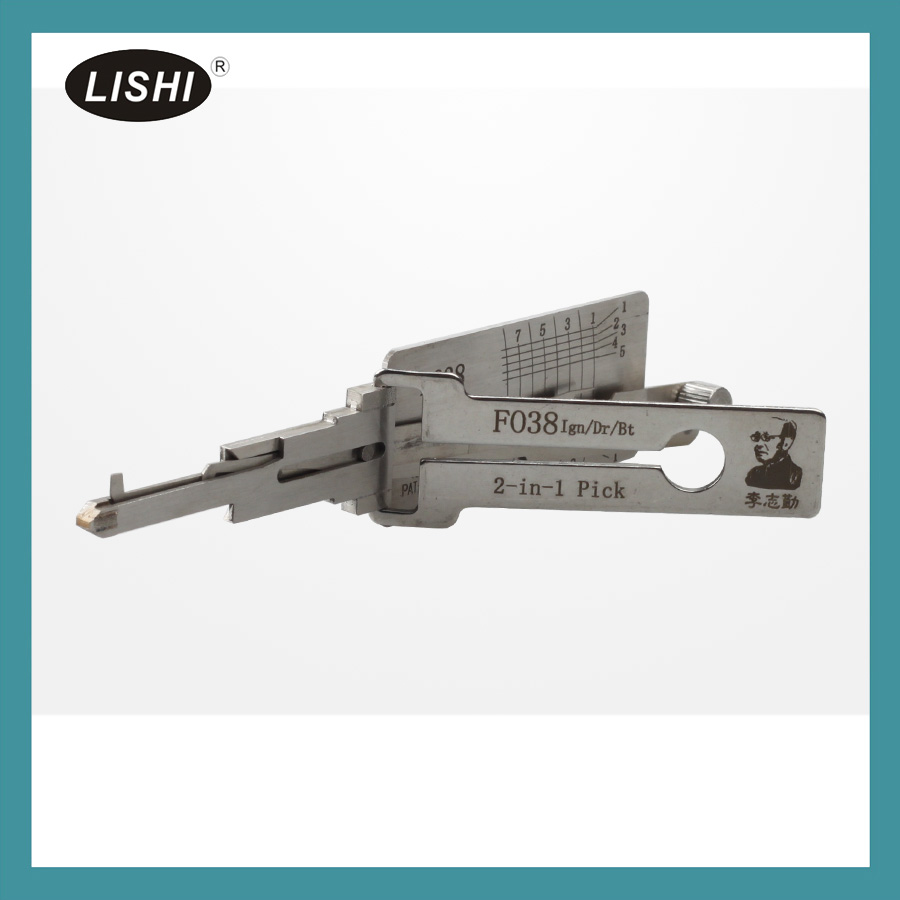 Lishi f038 Ford / Lincoln 2 en 1 recogida automática y decodificador