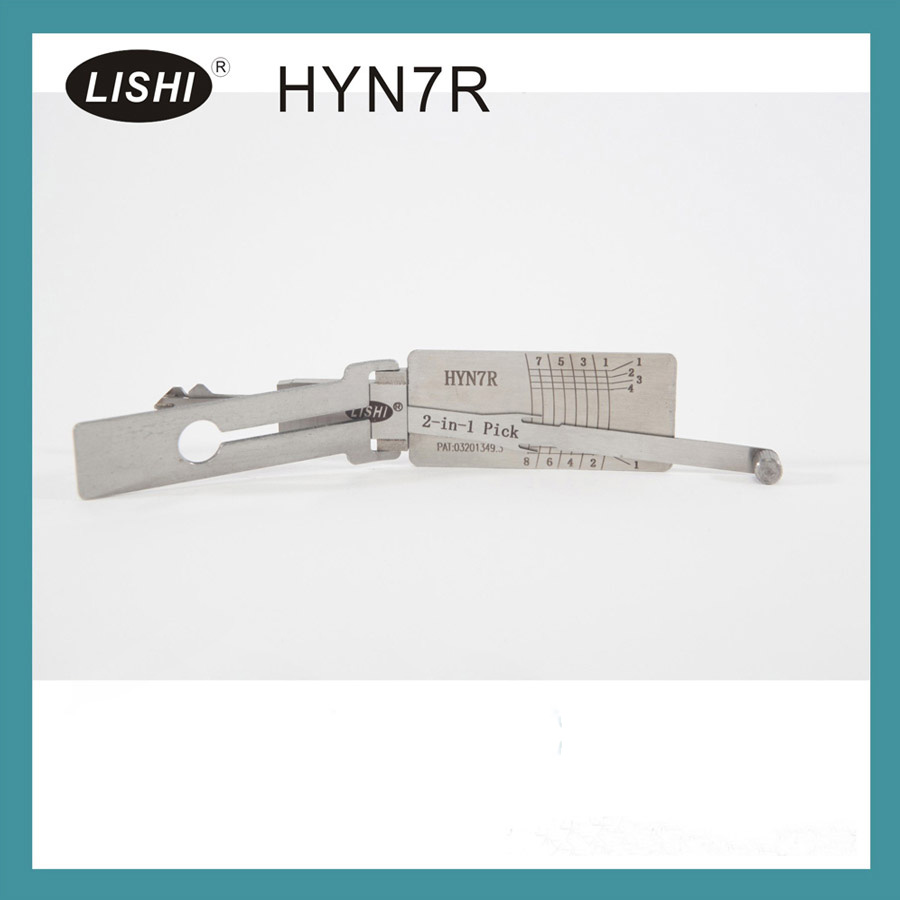 Lishi hyn7r 2 en 1 recogida automática y decodificador para Hyundai y Kia