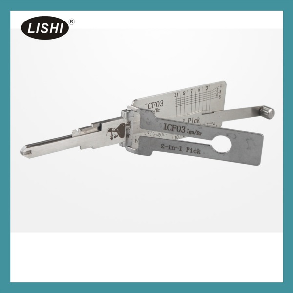 Lishi Ford icf03 dos en uno recogida automática y Descodificador