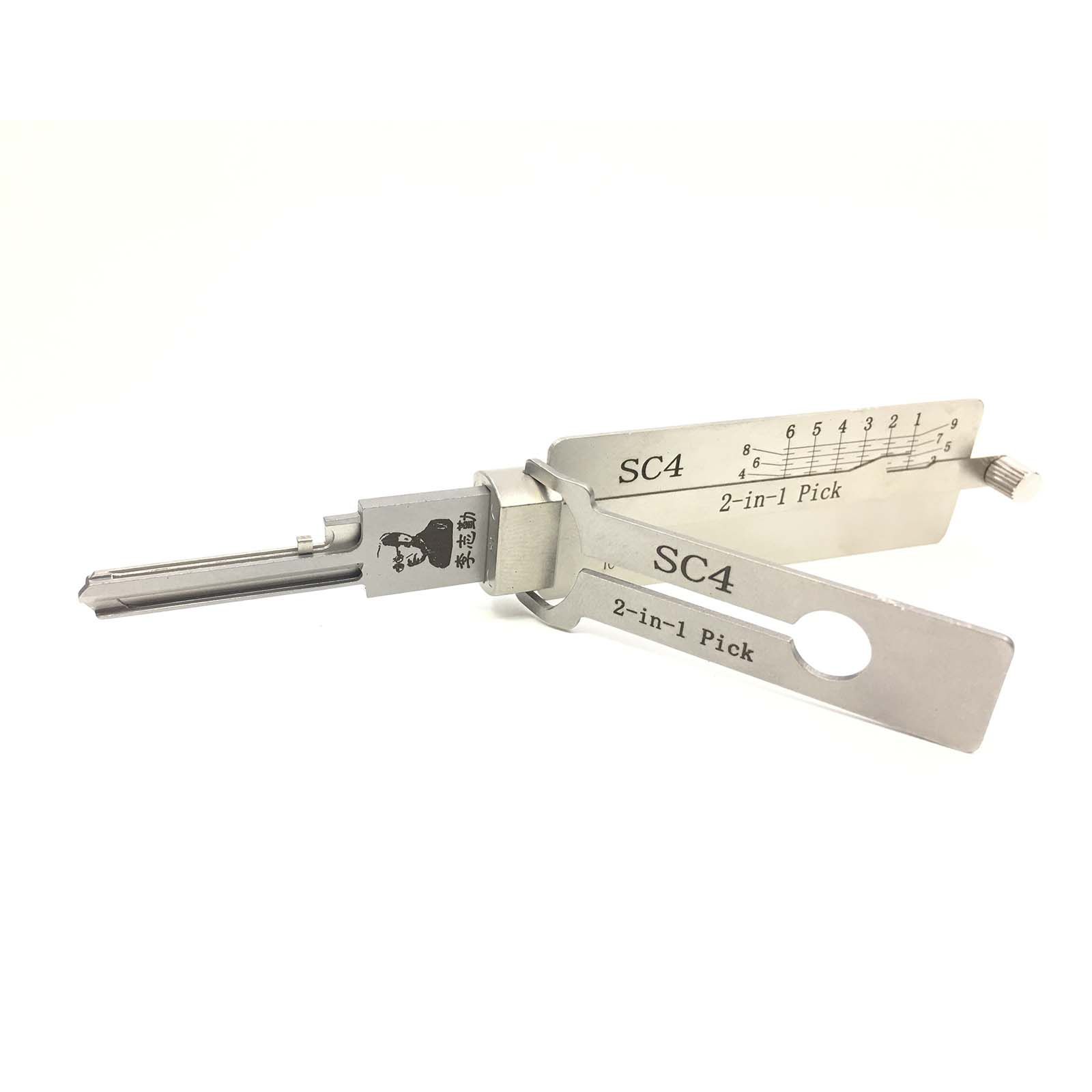 2023 New LISHI SC4 Civil Schlage 6 Bitting 2-in-1 Tool