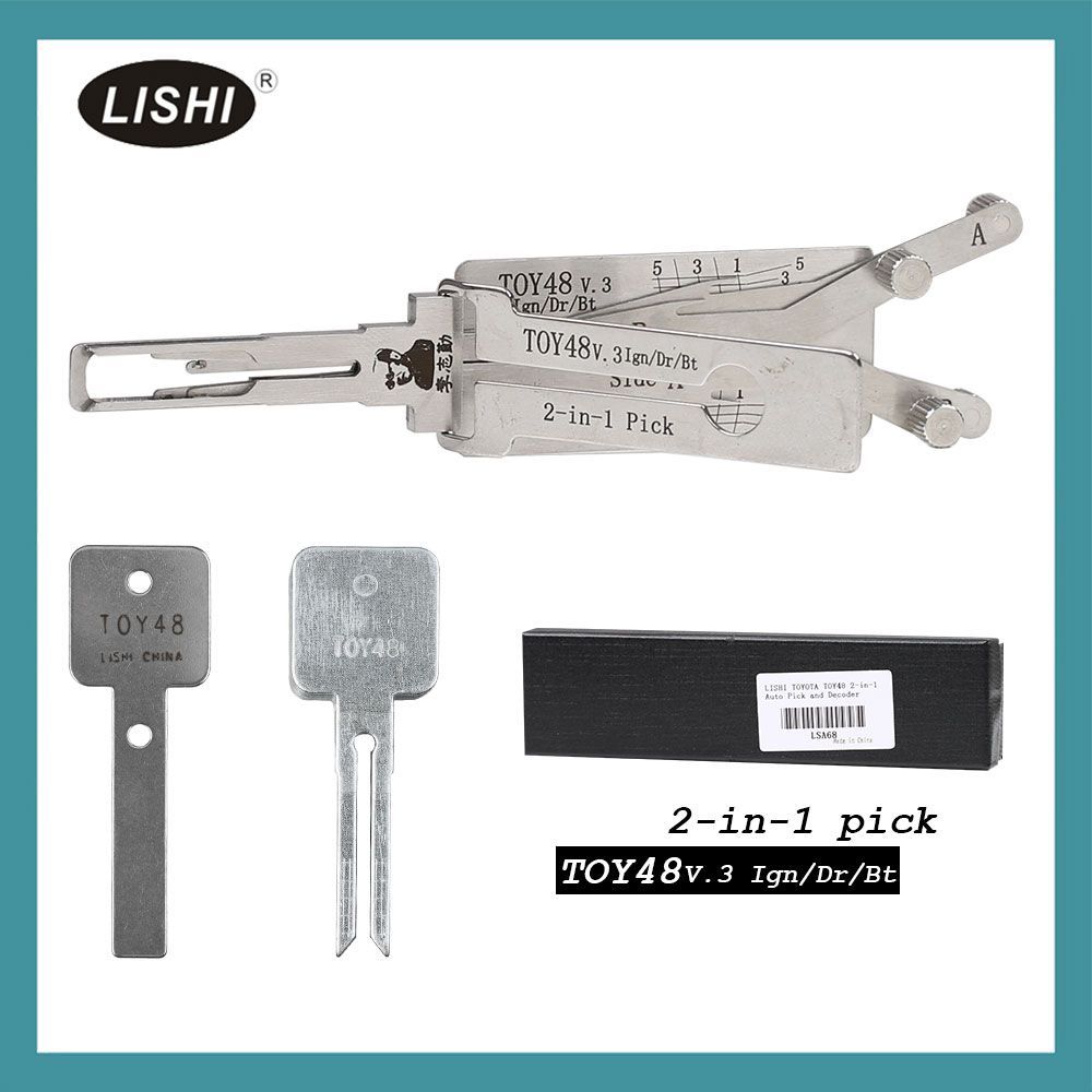 Lishi toy48 Lexus Toyota dos en uno recogida automática y decodificador