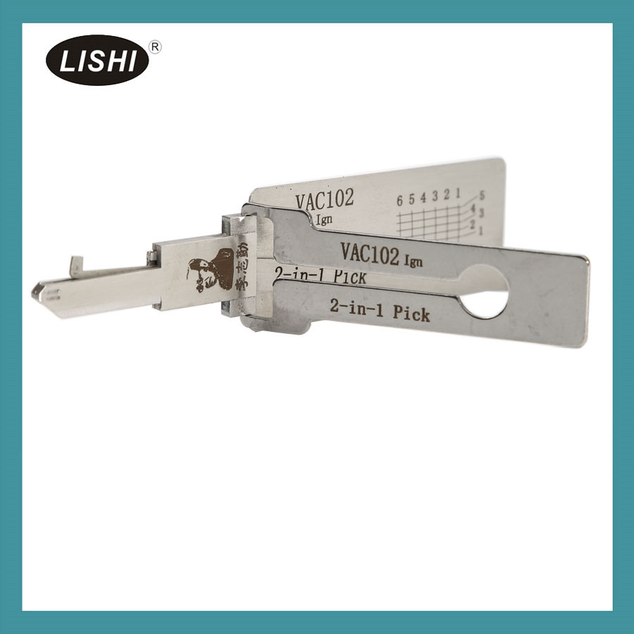 Lishi vac102 (encendido) 2 en 1 recogida automática y descodificador para reparar fallos