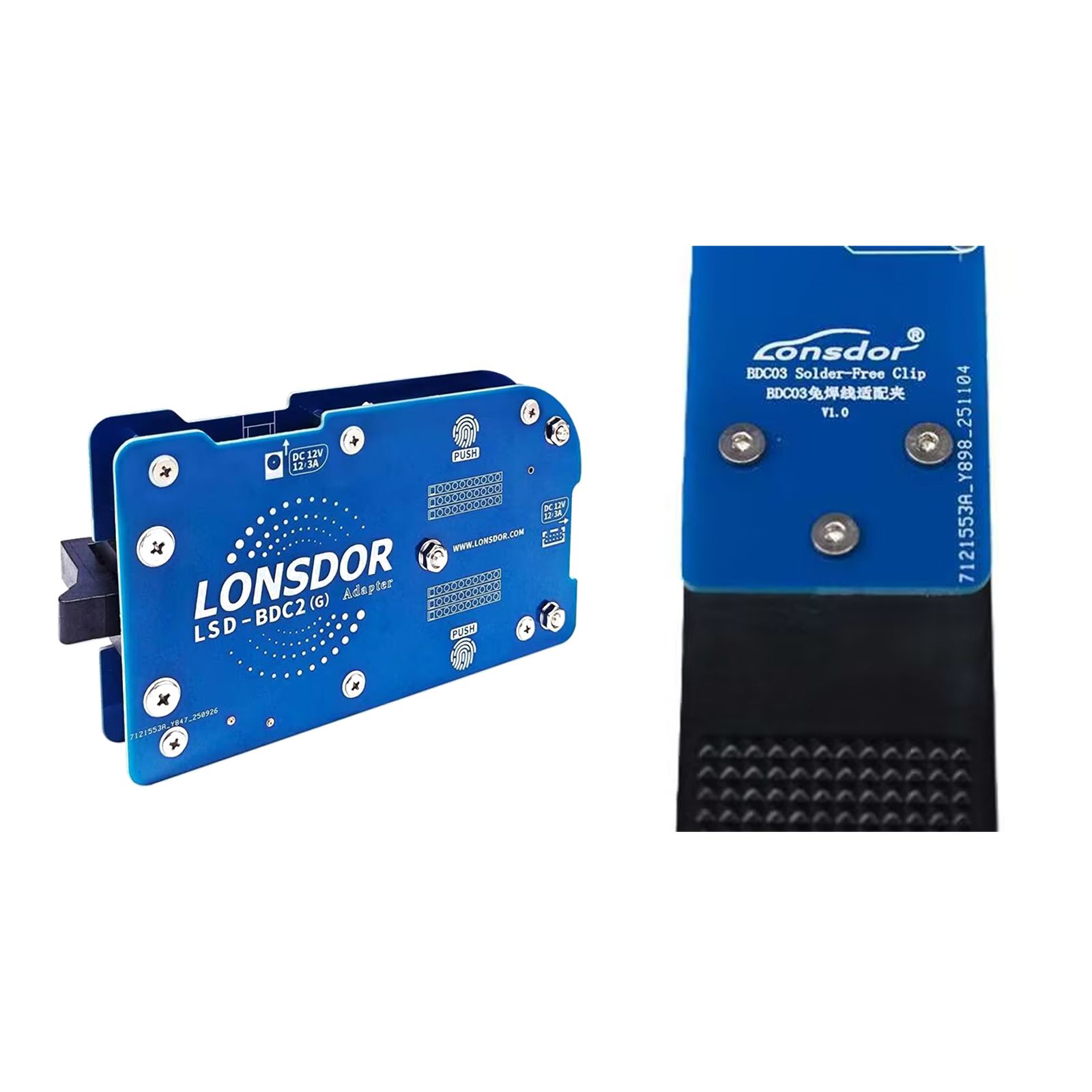 Lonsdor BDC2 Adapter & BDC3 Solder-free Clip for K518 Pro / Pro FCV / K518 ISE