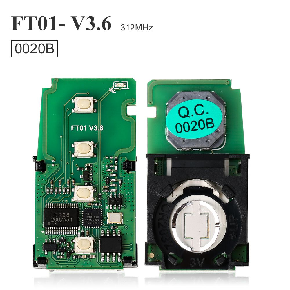 Toyota / Lexus lonsdor ft01 - 0020 312 / 433 MHz SMART Key PCB