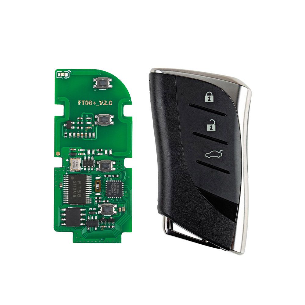 Lonsdor ft08 ph0440b ft08 - h0440c 312 / 314mhz Toyota Lexus SMART Key PCB actualizado con carcasa