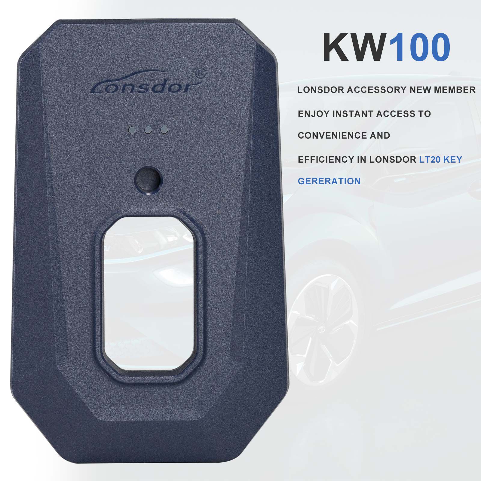 2024 Lonsdor KW100 Bluetooth Smart Key Generator Compatible with LT20 Series Smart Key Board PCB for All Keys Lost & Adding Keys