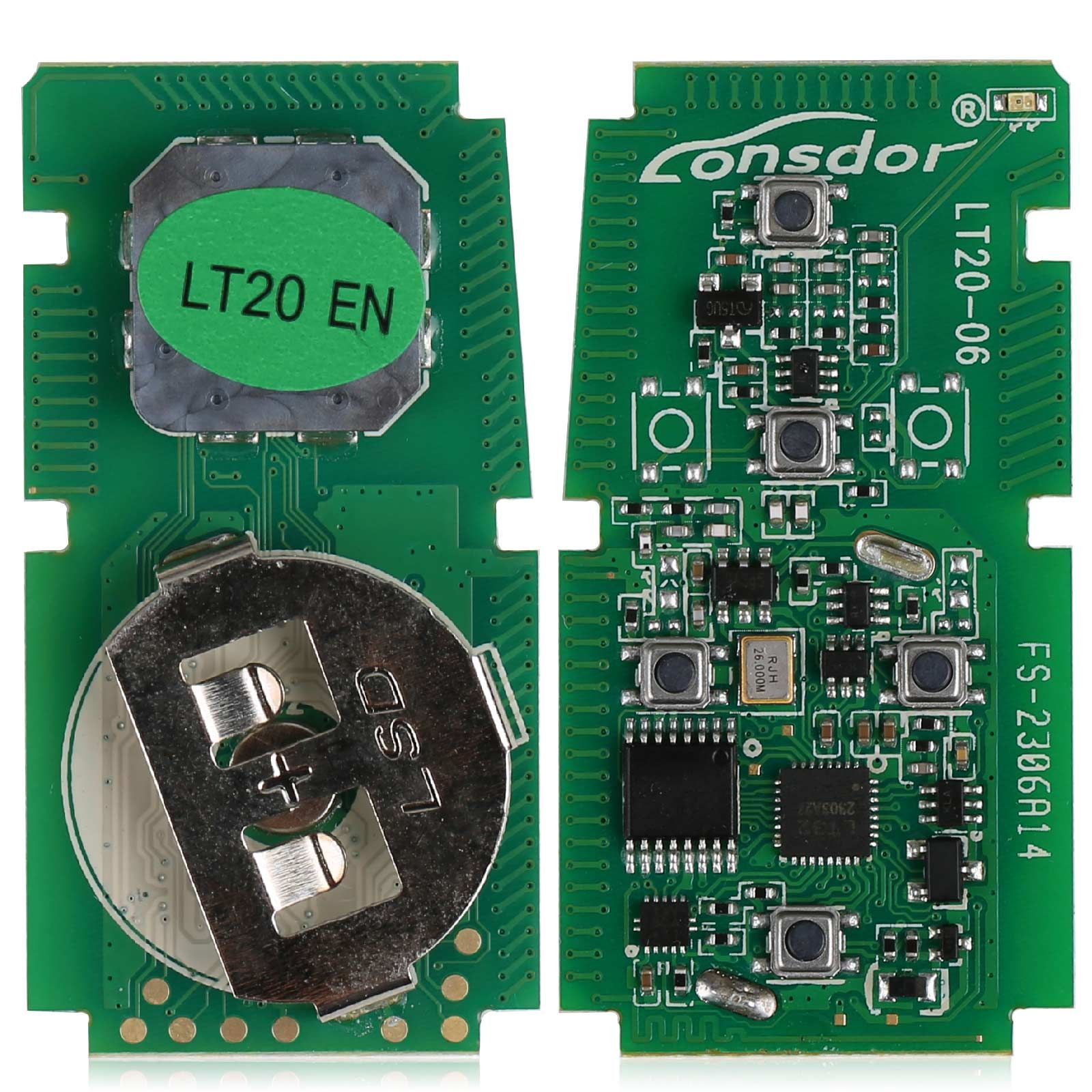 Lonsdor KW100 Bluetooth Smart Key Generator plus LT20 Series Smart Key Board PCB 4D/8A for Toyota Lexus 433 / 315 MHz All Keys Lost & Adding Keys