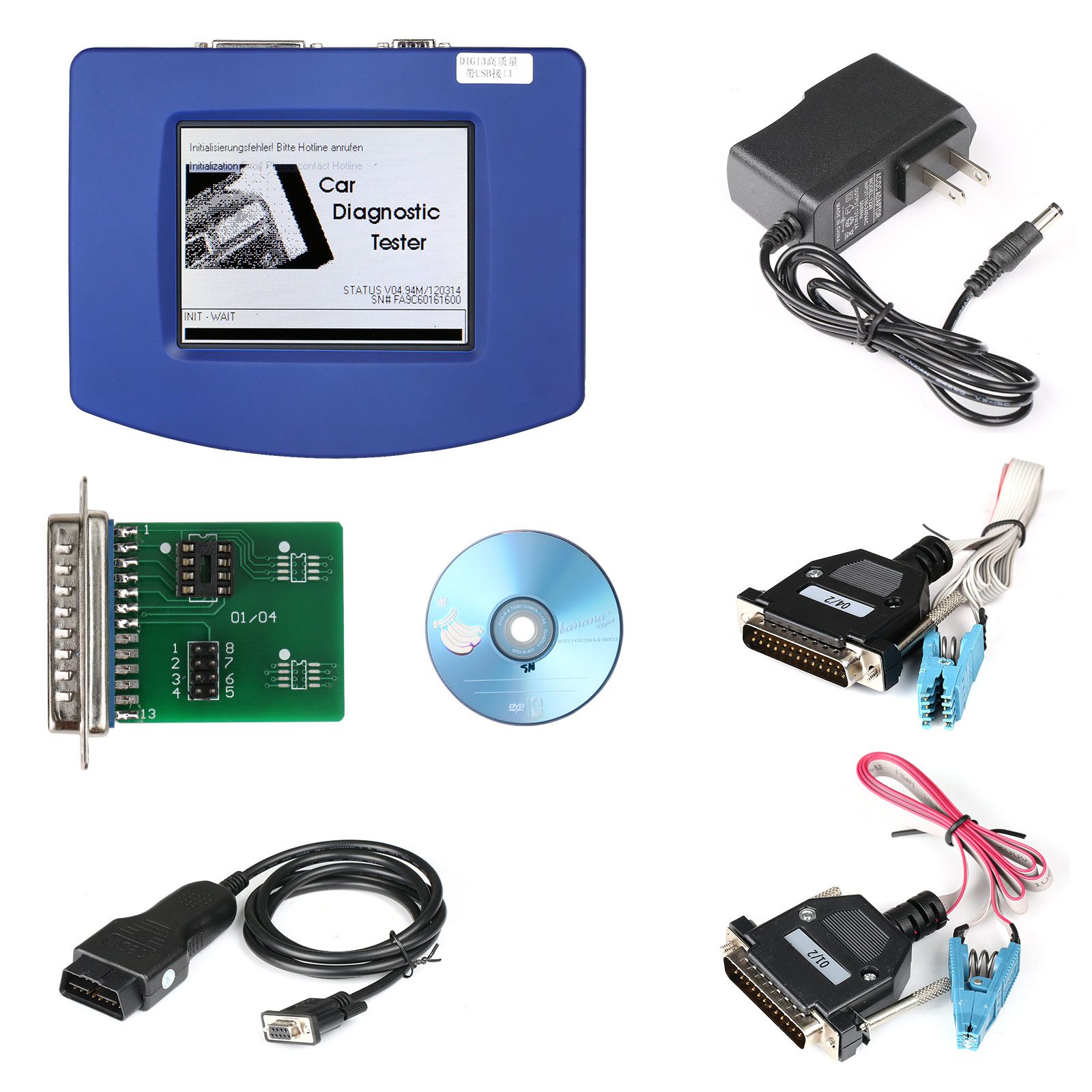 Host de bajo coste del Odómetro v4.94 digiprog III digiprog3 con cable obd2 st01 st04