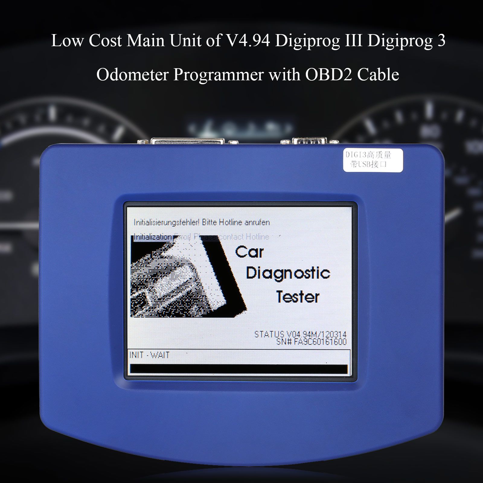 Host de bajo coste del Odómetro v4.94 digiprog III digiprog3 con cable obd2 st01 st04