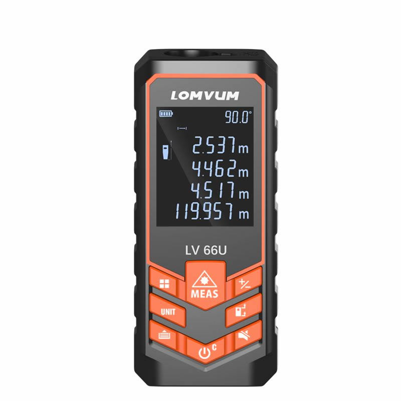 LOMVUM Laser Range Finder LV66U Auto Level Distance Meter Electronic Analysis Measuring Instrument Rangefinder 40m 80m 100m120m