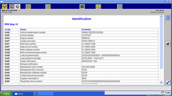 Herramienta de diagnóstico Man VCI Lite - 11