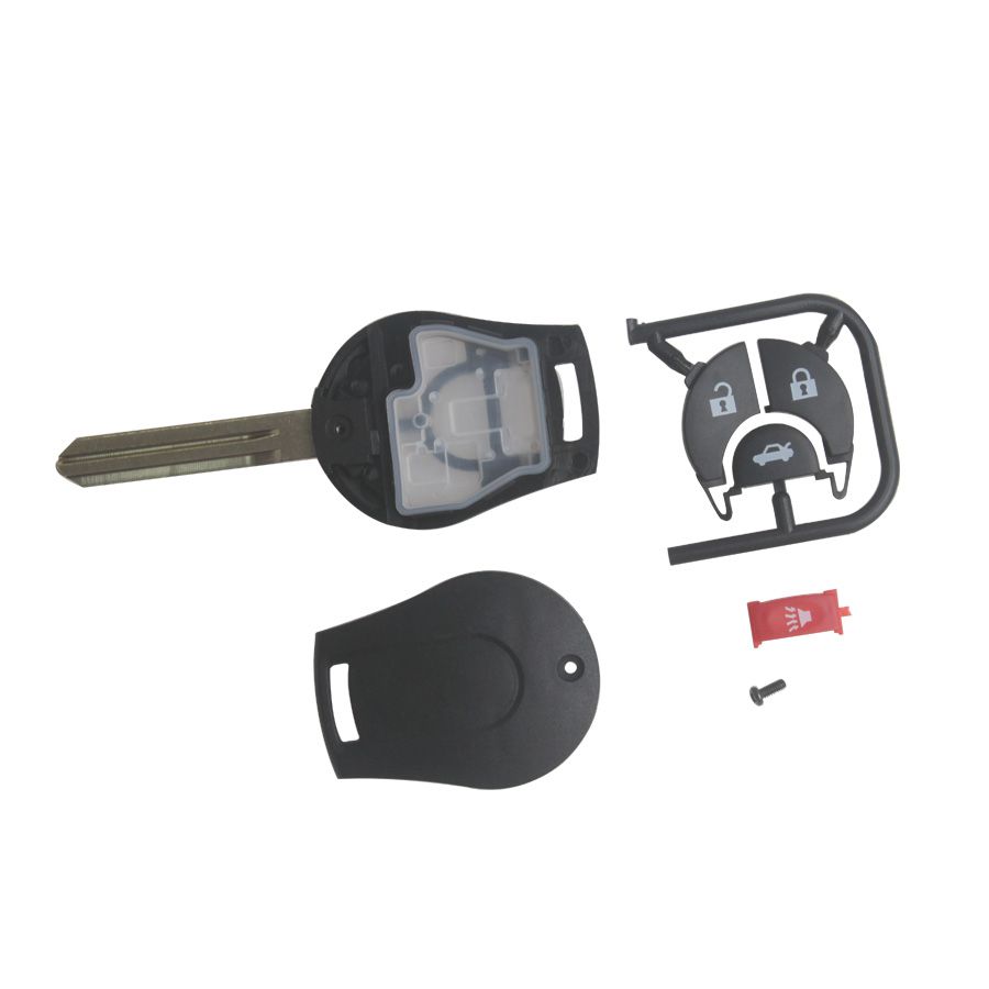March Remote Key Shell 4 Button for Nissan 5pcs/lot