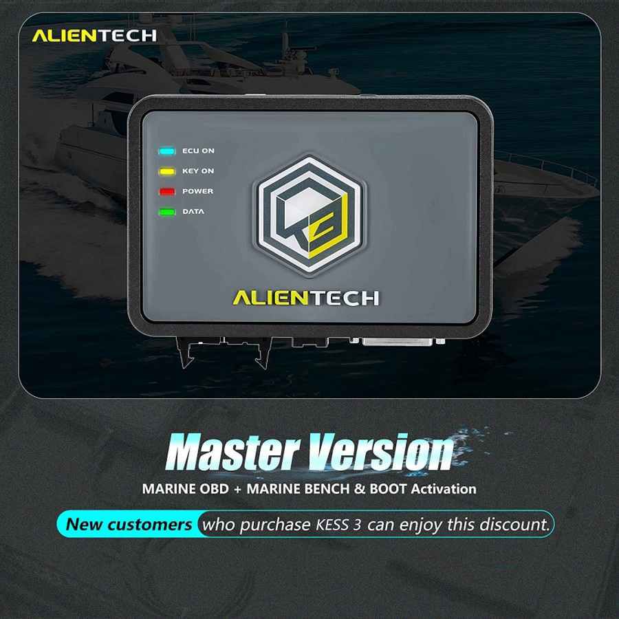 Marine & PWC OBD + Bench Boot Protocols Activation For Alientech KESS V3 KESS3 Master New Users