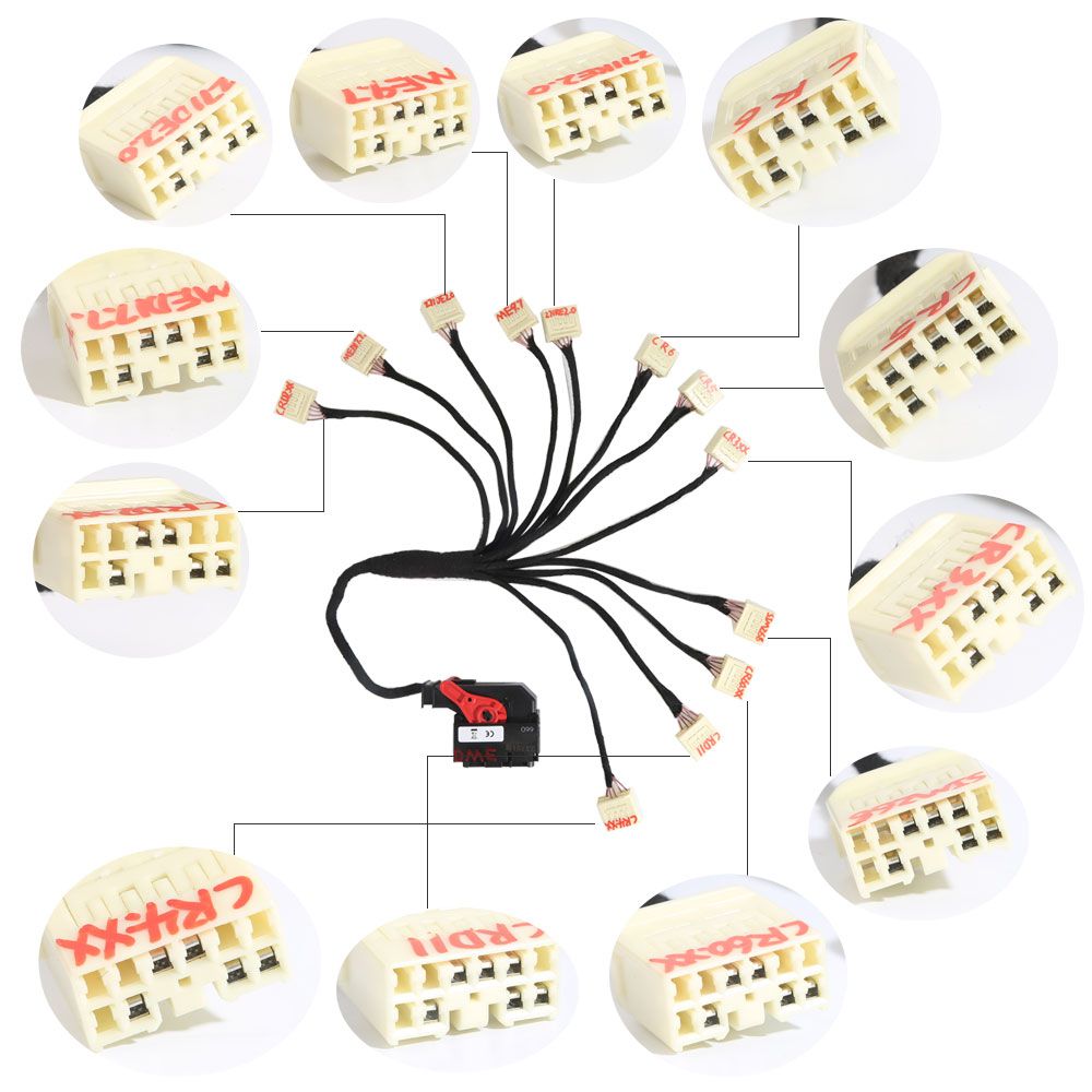 Doce tipos de soportes de cable de prueba de MB ECU