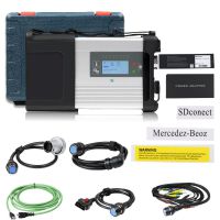 MB SD C5 Benz C5 Star Diagnosis WiFi para automóviles y camiones sin software en cajas de plástico