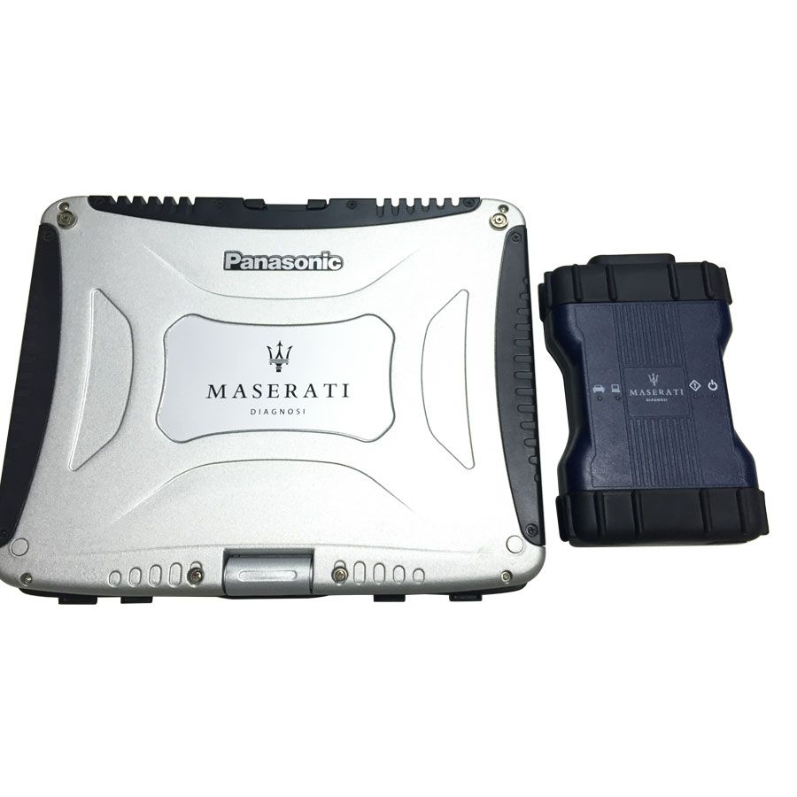 MDVCI Maserati Detector Support Programming and Diagnosis with Maintenance Data Installed on Panasonic CF19 Ready to Use