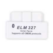 Super mini Elm 3227 Bluetooth obd2 / OBDII Elm 327 versión 1.5 escáner de interfaz de diagnóstico automático blanco