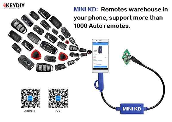 Mini generador de control remoto KD keydiy Key - 1