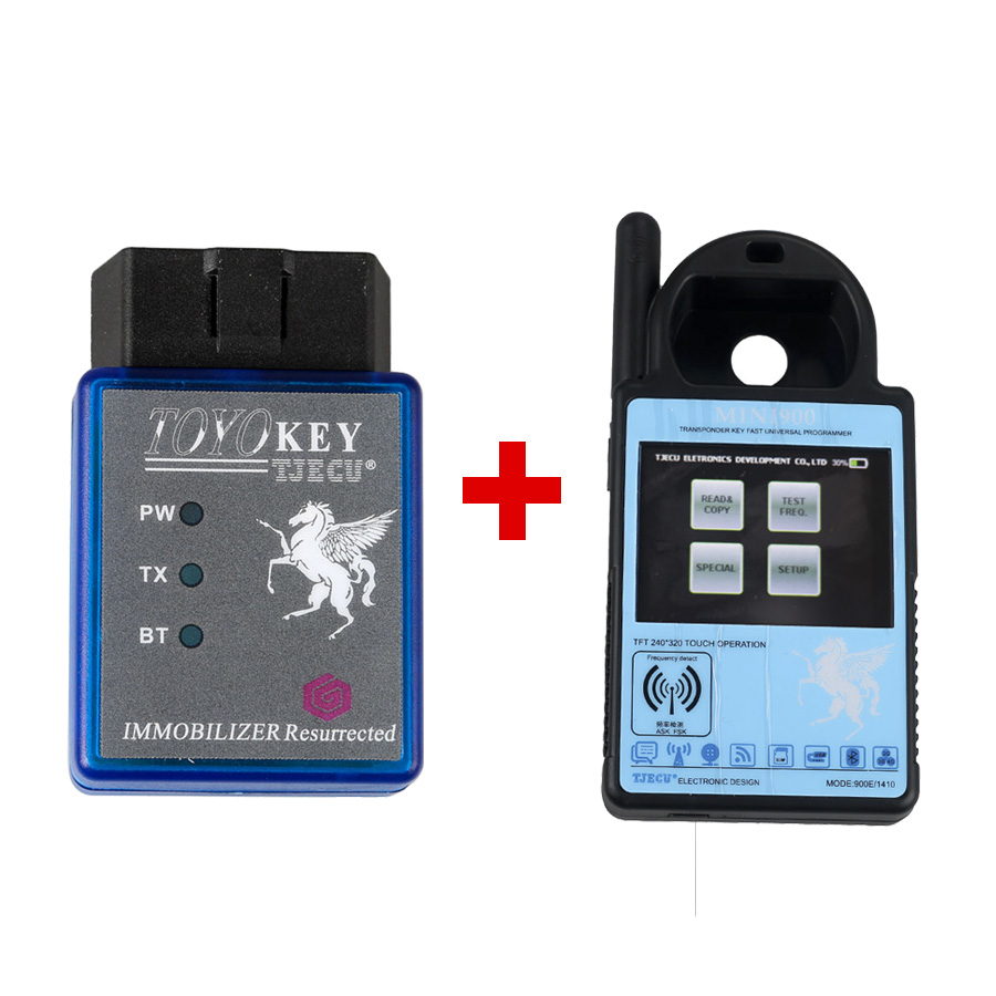 Mini nd900 transceptor Key Program + Toyo Key OBD II Key pro admite chips 4c 4D 46 G H