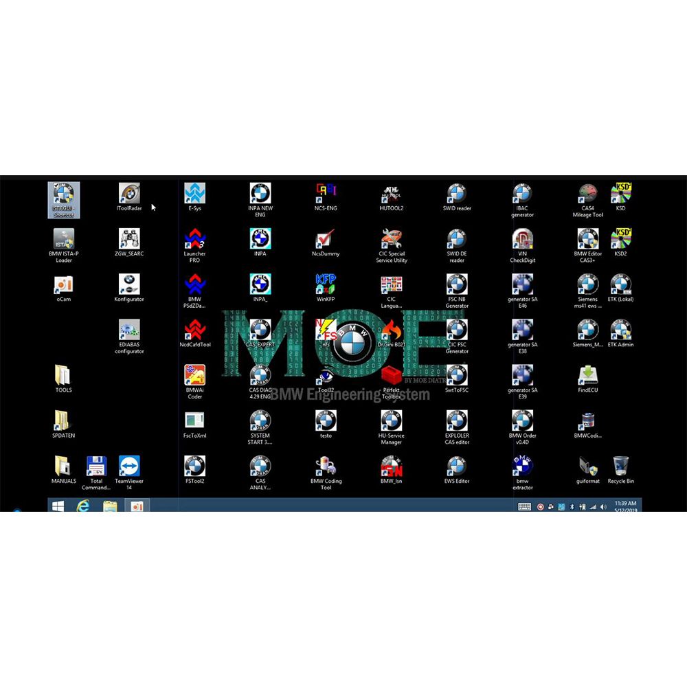 Moe BMW all Engineering System 60 BMW software All - in - One win10 500gb SSD