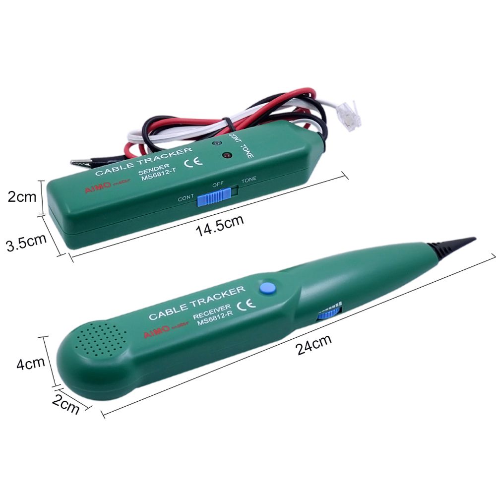 MS6812 Cable Tracker Tester Professional Line LAN detector Telephone Wire Tracer Breakpoint location Detector