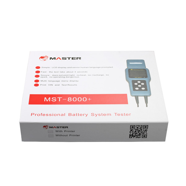 MST - 8000 + analizador digital de baterías con impresora extraíble