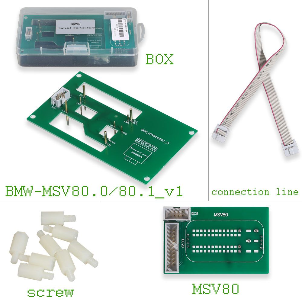 El tablero de interfaz integrado msv80 isn Lee / escribe msv80 isn Yanhua mini Acdp componentes opcionales