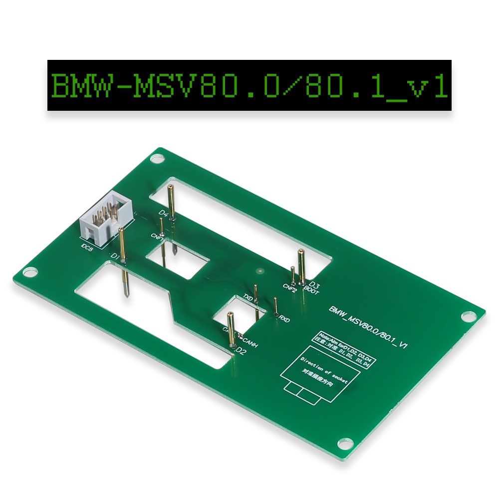 El tablero de interfaz integrado msv80 isn Lee / escribe msv80 isn Yanhua mini Acdp componentes opcionales