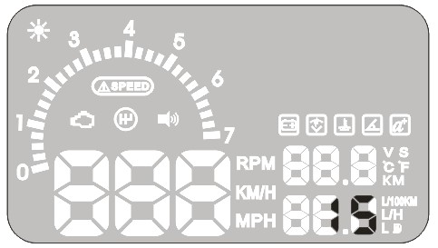 Hud Head up display i5 - 6