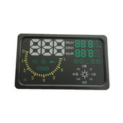 Nuevo 6 "led OBD - II Head up display aviso de exceso de velocidad / velocidad / km / MIN / luz / temperatura