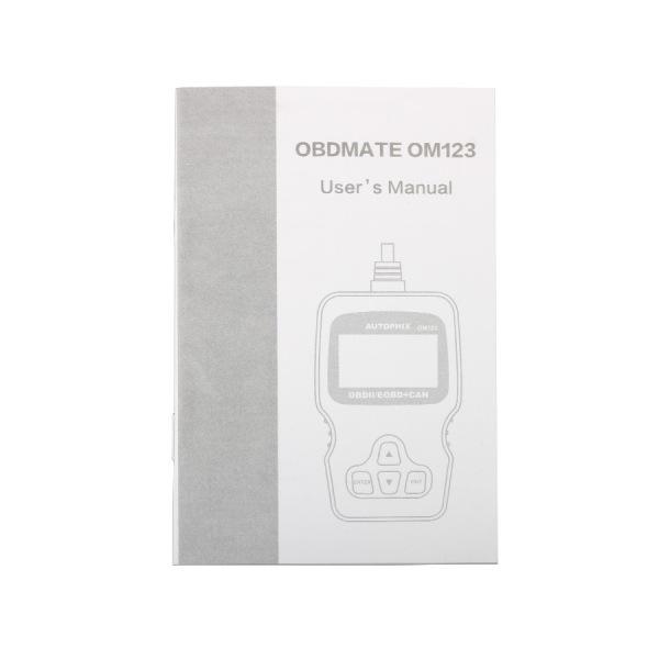 Autophix om123 obd2 eobd puede lector de código de motor portátil (naranja)