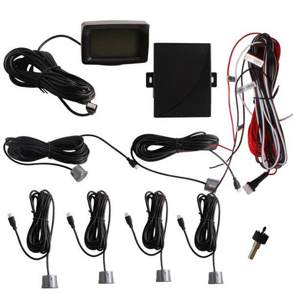 New Colorful LCD With 6 Sensors Parking Sensor