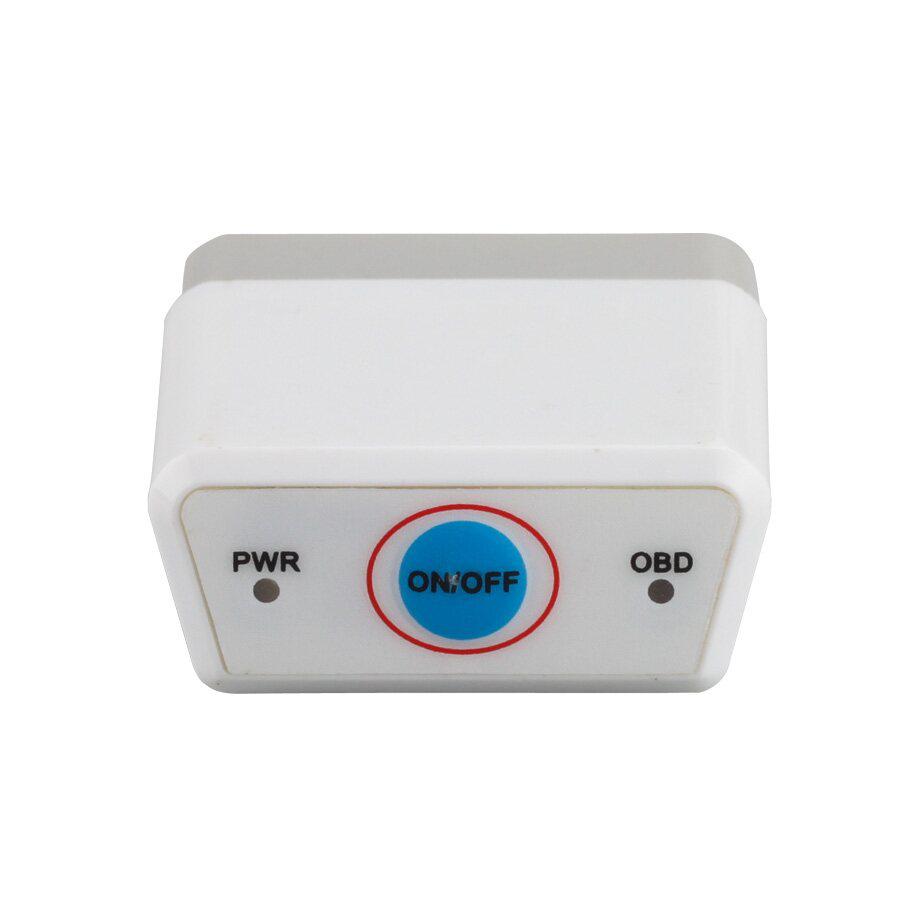 Nuevo súper mini Elm 327 Bluetooth OBD - II OBD can con interruptor de alimentación
