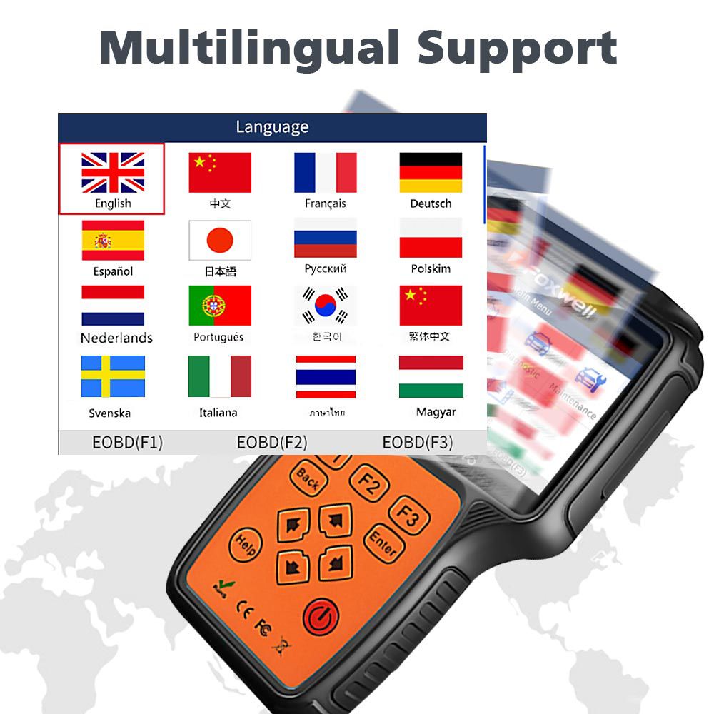 Escáner de cuatro sistemas foxwell nt680 lite, con reinicio de mantenimiento de aceite + función EPB