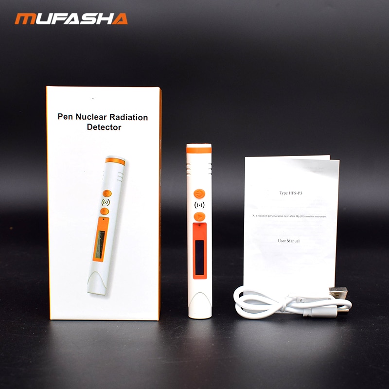 MUFASHA  Pen Type Nuclear Radiation Detector X-ray Y-ray B-ray with Built-in Lithium Battery Mini-Size