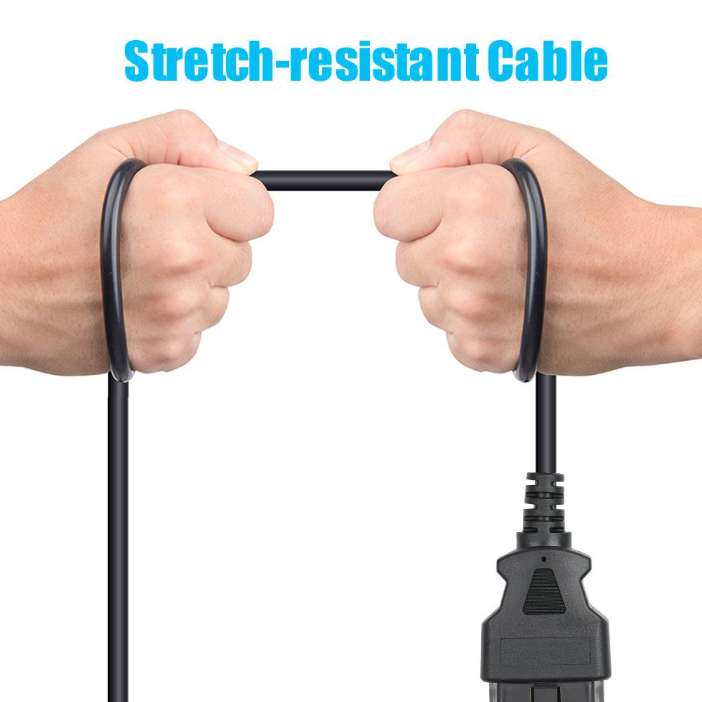 Cable de extensión macho - hembra obd2 de 16 Pines para Elm 327 easydiag y M - diag