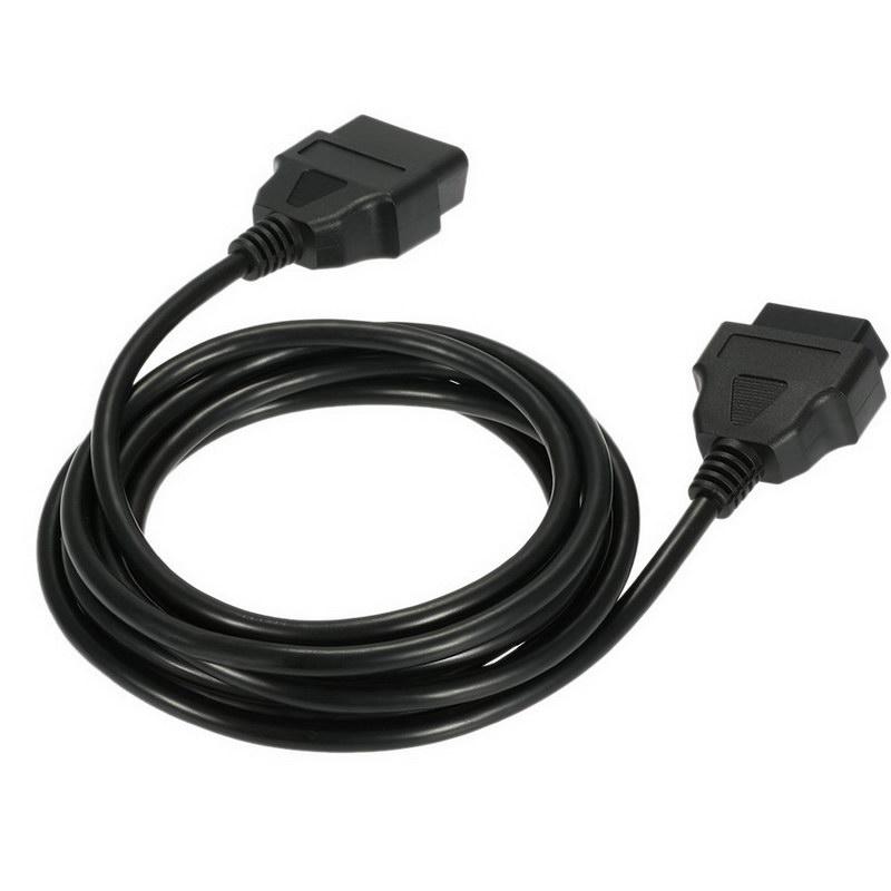 OBD-II OBD2 16pin Male to Female Diagnostic Extension Cable 5M