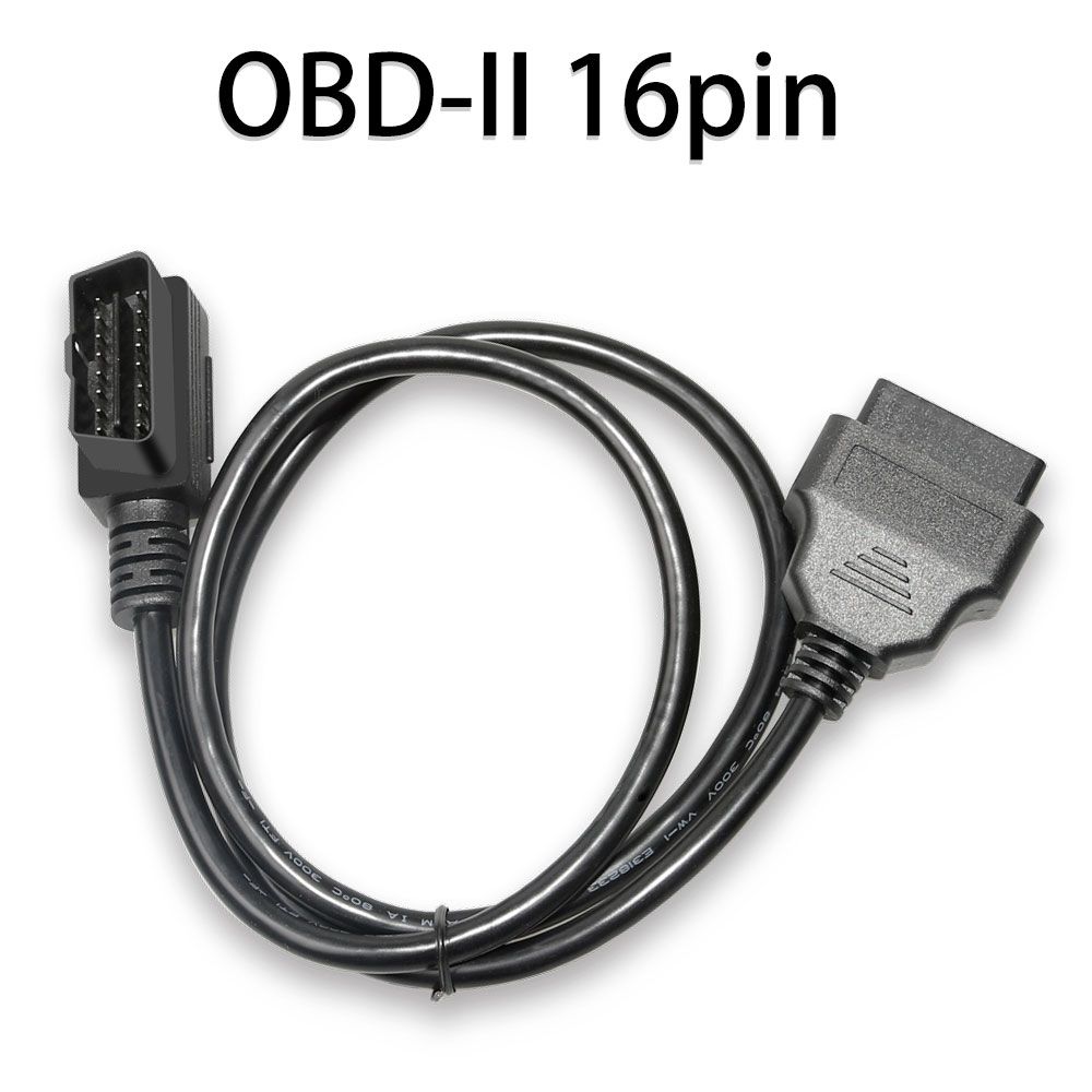 Obd2 16 pin cable de extensión macho - hembra 100 cm cable de extensión de diagnóstico