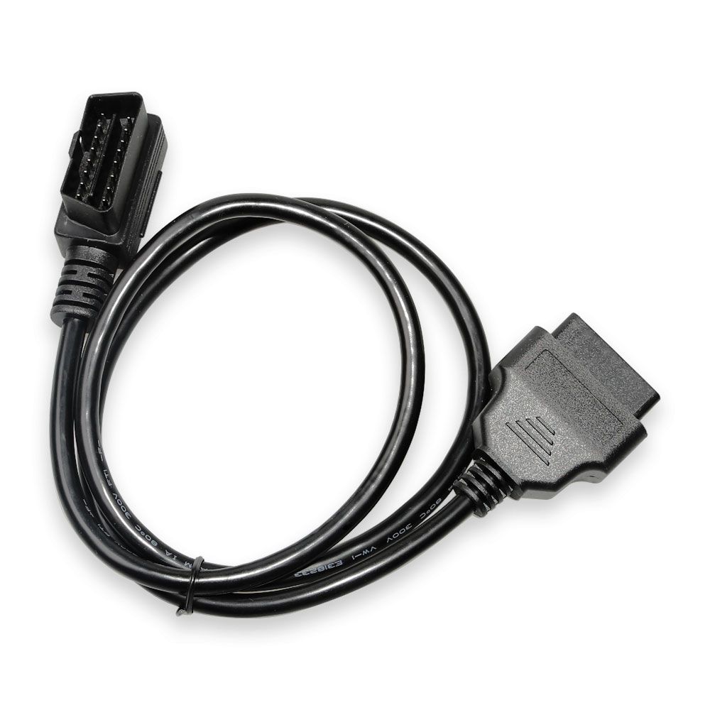 Obd2 16 pin cable de extensión macho - hembra 100 cm cable de extensión de diagnóstico