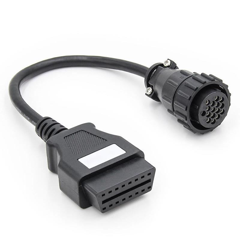 Cable de extensión obd2 OBD 16 pin hilo interior a obd2 16 pin conector obd2 compatible con TCS CDP ds150 diagnóstico para camiones Scania