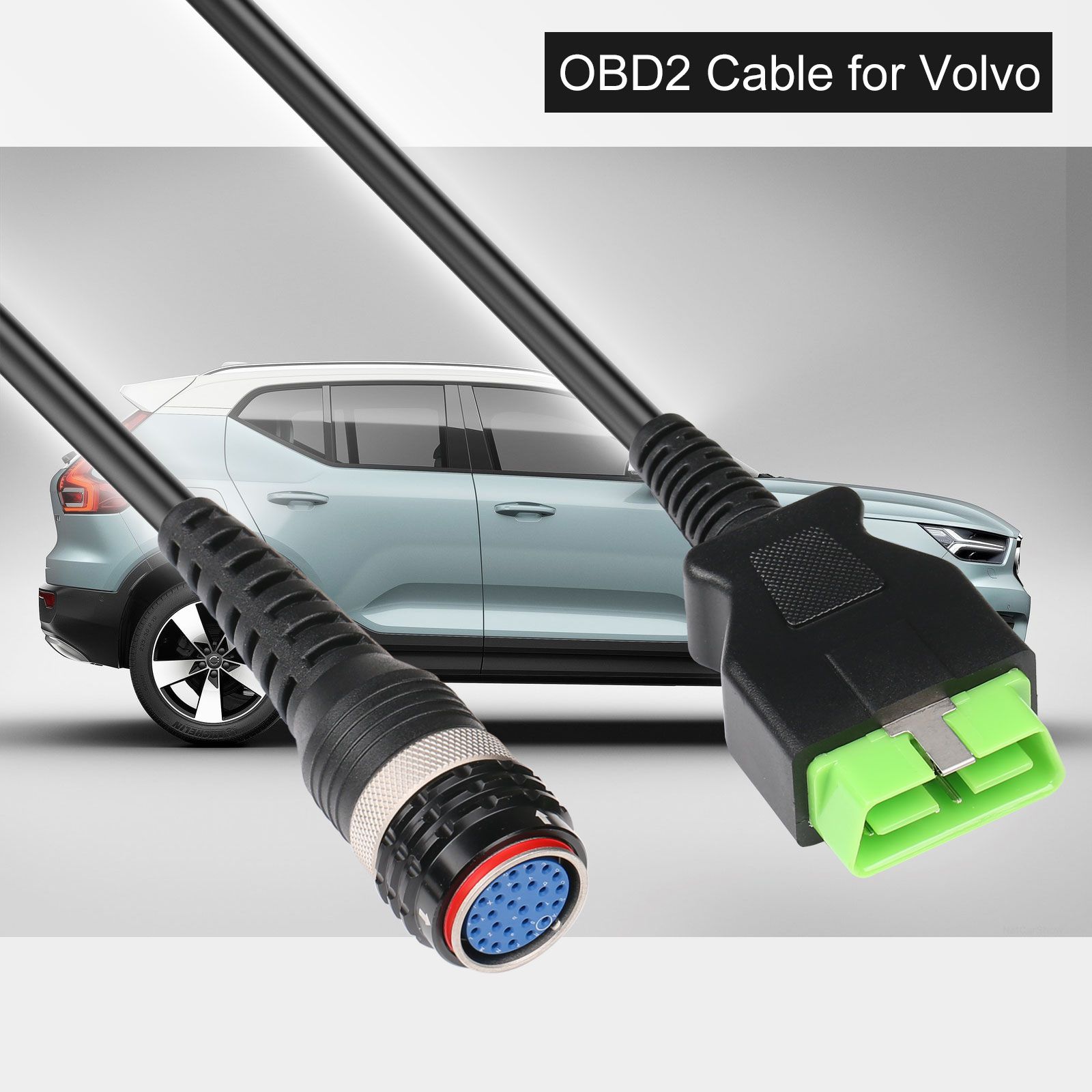沃尔沃88890304 Vocom绿色版OBD2电缆